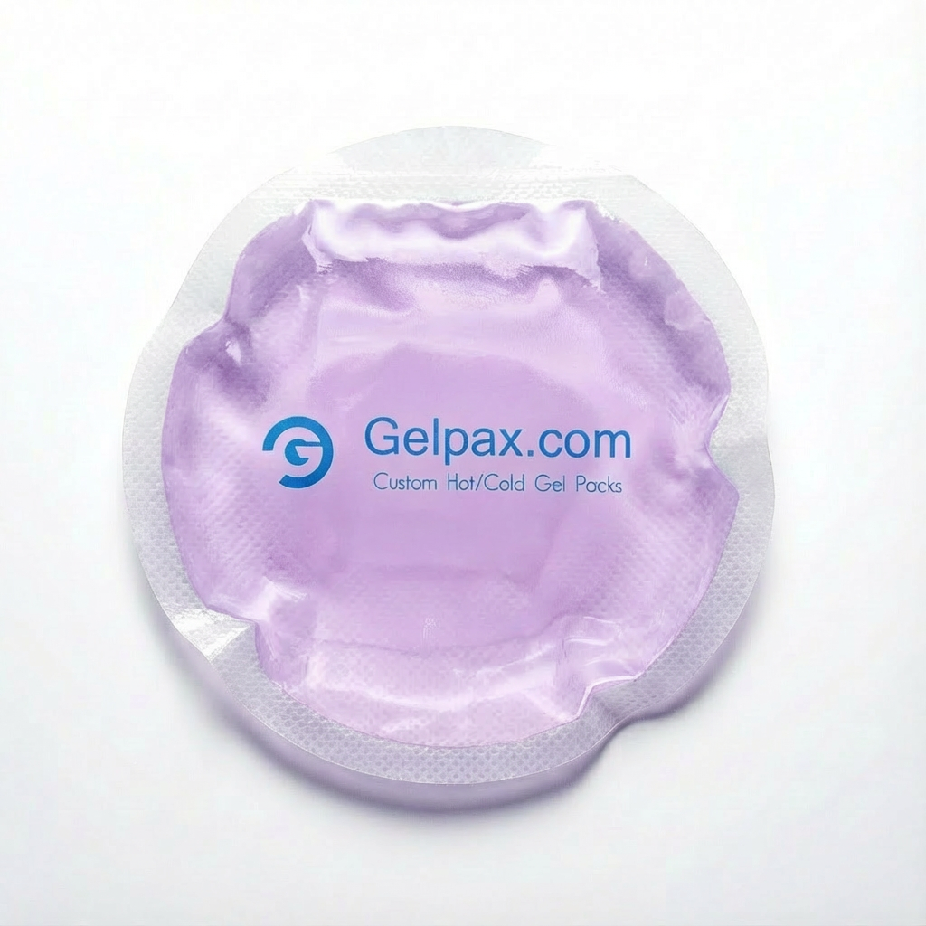 4" Round Ice Pack with custom logo printing