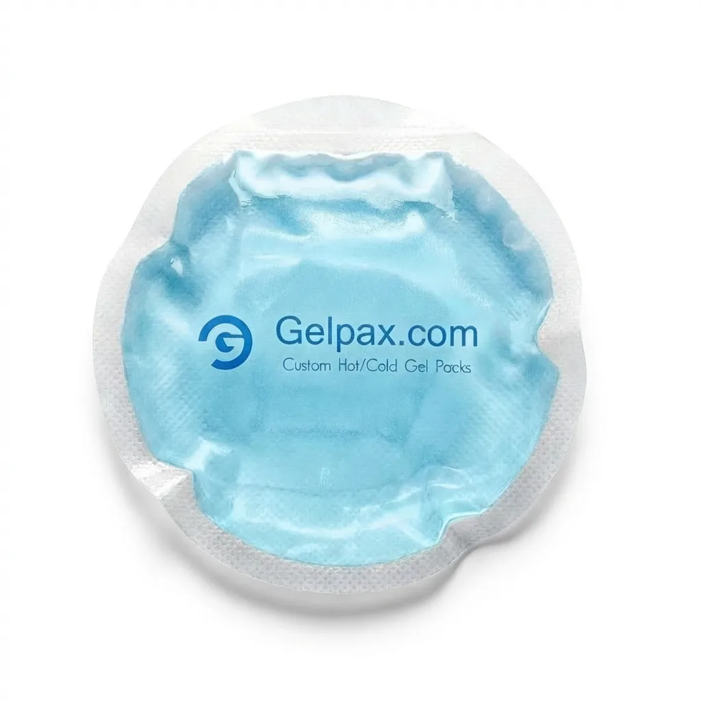 Gelpax custom branded round ice pack